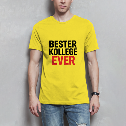 Herren T-Shirt „Bester Kollege ever“ – Lustiges Geschenk für Kollegen