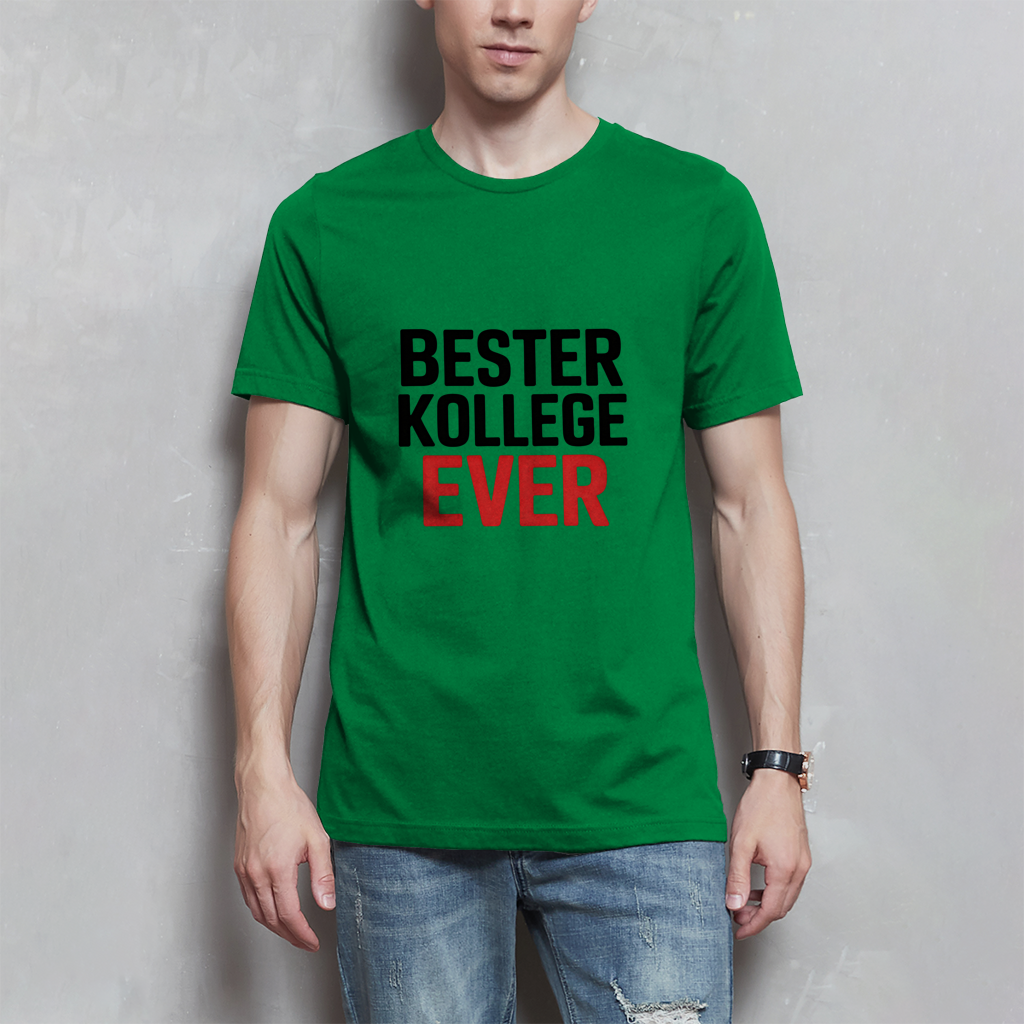 Herren T-Shirt „Bester Kollege ever“ – Lustiges Geschenk für Kollegen