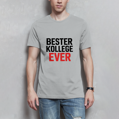 Herren T-Shirt „Bester Kollege ever“ – Lustiges Geschenk für Kollegen