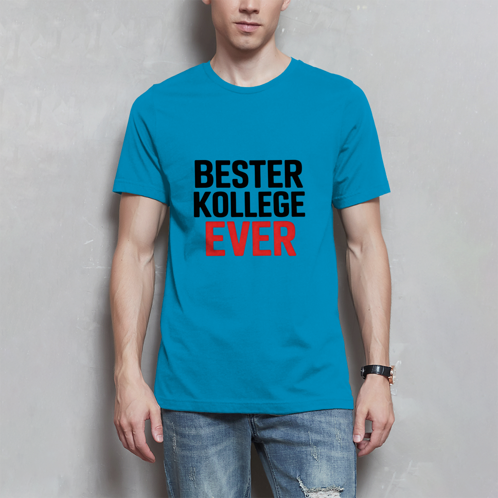 Herren T-Shirt „Bester Kollege ever“ – Lustiges Geschenk für Kollegen