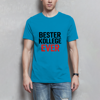 Herren T-Shirt „Bester Kollege ever“ – Lustiges Geschenk für Kollegen