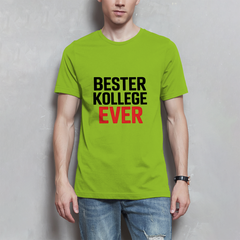 Herren T-Shirt „Bester Kollege ever“ – Lustiges Geschenk für Kollegen
