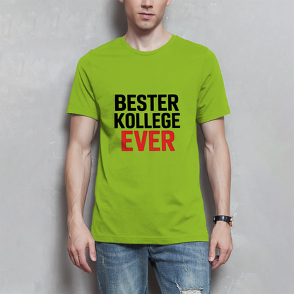 Herren T-Shirt „Bester Kollege ever“ – Lustiges Geschenk für Kollegen