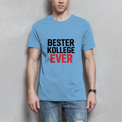 Herren T-Shirt „Bester Kollege ever“ – Lustiges Geschenk für Kollegen