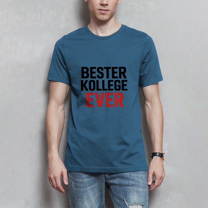 Herren T-Shirt „Bester Kollege ever“ – Lustiges Geschenk für Kollegen