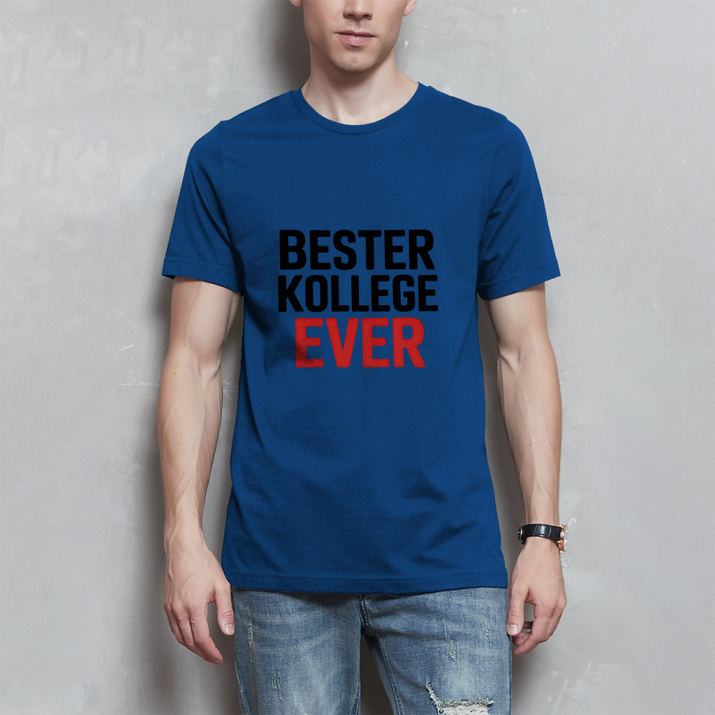 Herren T-Shirt „Bester Kollege ever“ – Lustiges Geschenk für Kollegen