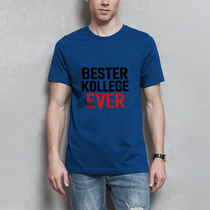 Herren T-Shirt „Bester Kollege ever“ – Lustiges Geschenk für Kollegen