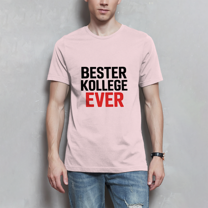 Herren T-Shirt „Bester Kollege ever“ – Lustiges Geschenk für Kollegen