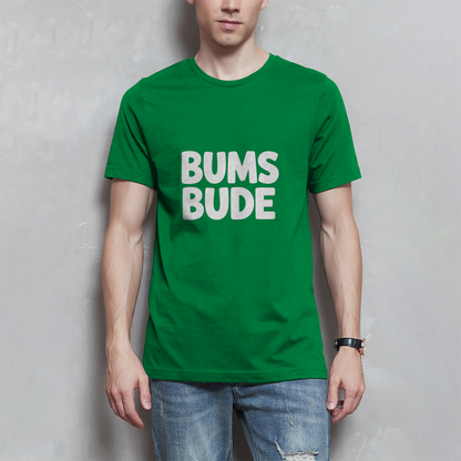Herren T-Shirt „Bumsbude“ Schwarz – Lustiges Statement Shirt