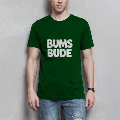 Herren T-Shirt „Bumsbude“ Schwarz – Lustiges Statement Shirt