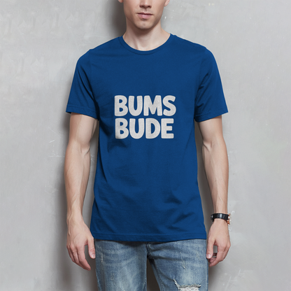 Herren T-Shirt „Bumsbude“ Schwarz – Lustiges Statement Shirt