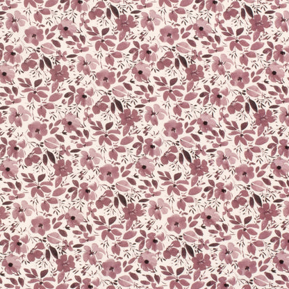 Baumwoll Jersey bedruckt mit Blumen 0,5m