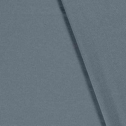 Rib Jersey Stoff Stahlblau 0,5m