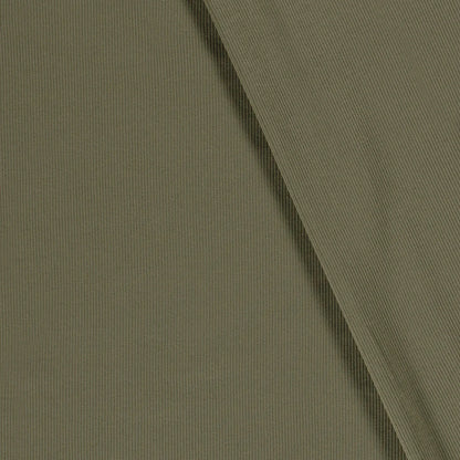 Rib Jersey Stoff Uni Tannengrün 0,5m