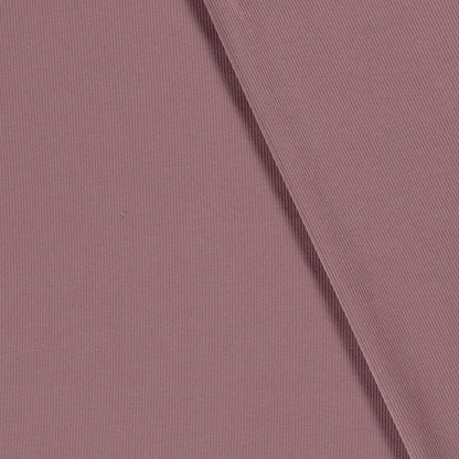 Rib Jersey Stoff Uni Mauve 0,5m
