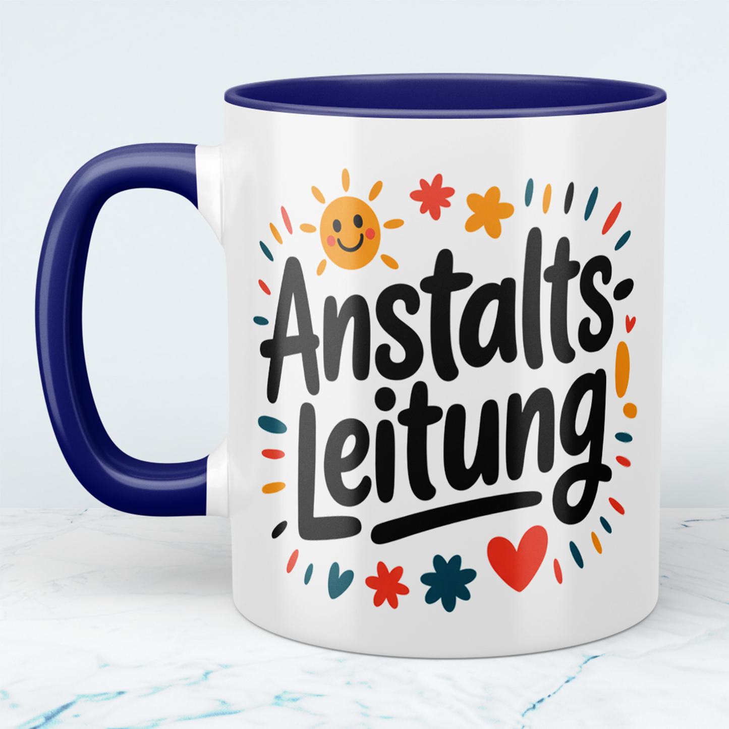 Witzige Kaffeetasse für die Anstaltsleitung – Humorvoller Bürobegleiter für Arbeitskollegen!
