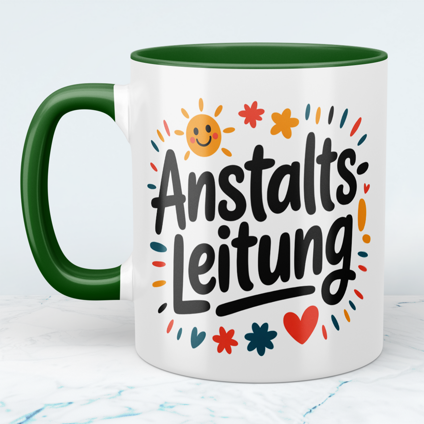 Witzige Kaffeetasse für die Anstaltsleitung – Humorvoller Bürobegleiter für Arbeitskollegen!