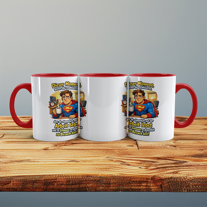 Lustige Tasse Arbeit – Dieser Moment wenn du realisierst, dass du nur auf der Arbeit lebst | Kollegen Geschenk
