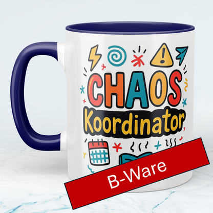 B-Ware: Bürotasse „CHAOS-Koordinator“ – Lustige Tasse für Kollegen