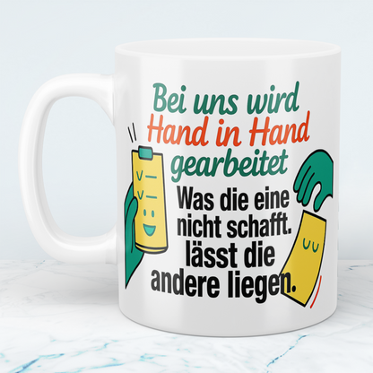 Kaffee mit Teamgeist: Was die eine nicht schafft, lässt die andere liegen