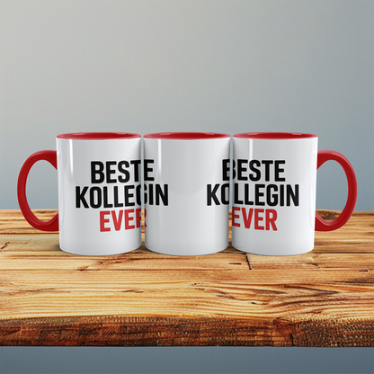 Kaffeetasse „Beste Kollegin ever“ – Geschenkidee für Kollegin Büro & Arbeit