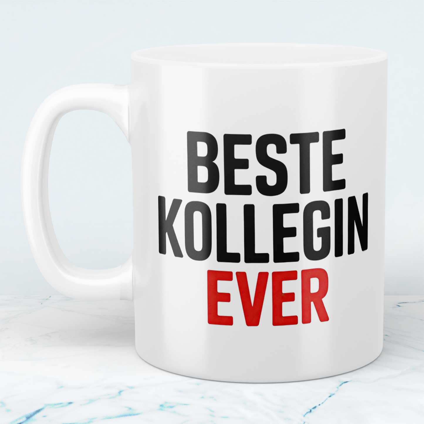 Kaffeetasse „Beste Kollegin ever“ – Geschenkidee für Kollegin Büro & Arbeit