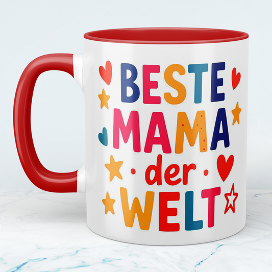 Tasse mit Spruch „Beste Mama der Welt“ – Herzergreifendes Geschenk für Mütter