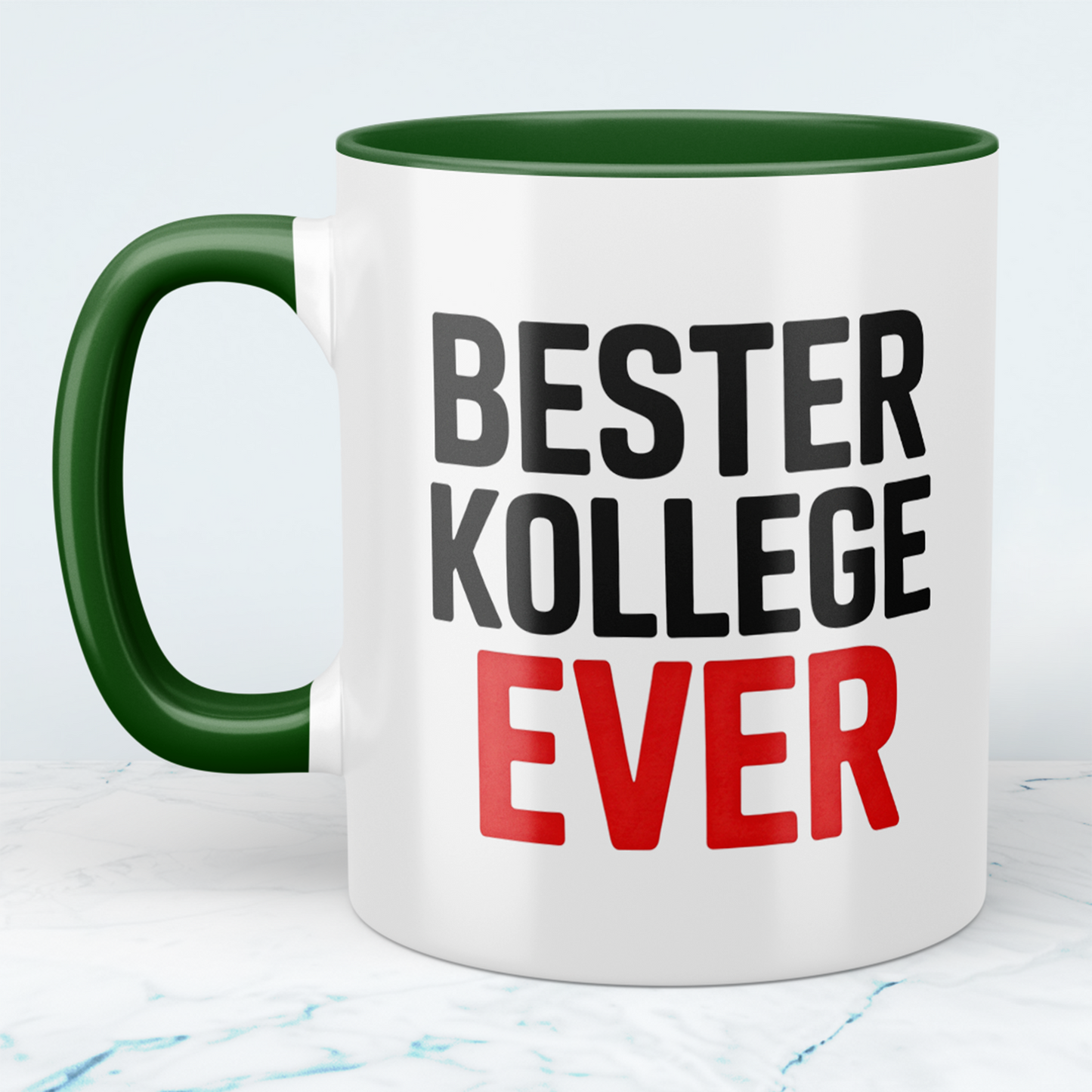 Kaffeetasse „Bester Kollege ever“ – Geschenkidee für Kollegen Büro & Arbeit