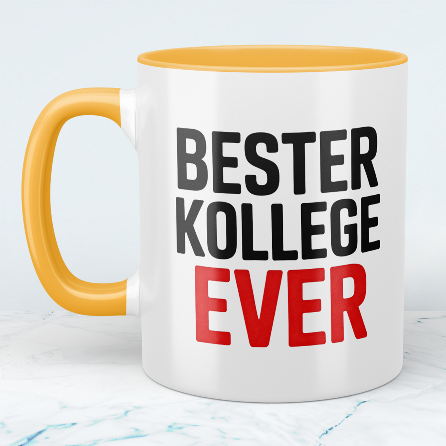Kaffeetasse „Bester Kollege ever“ – Geschenkidee für Kollegen Büro & Arbeit