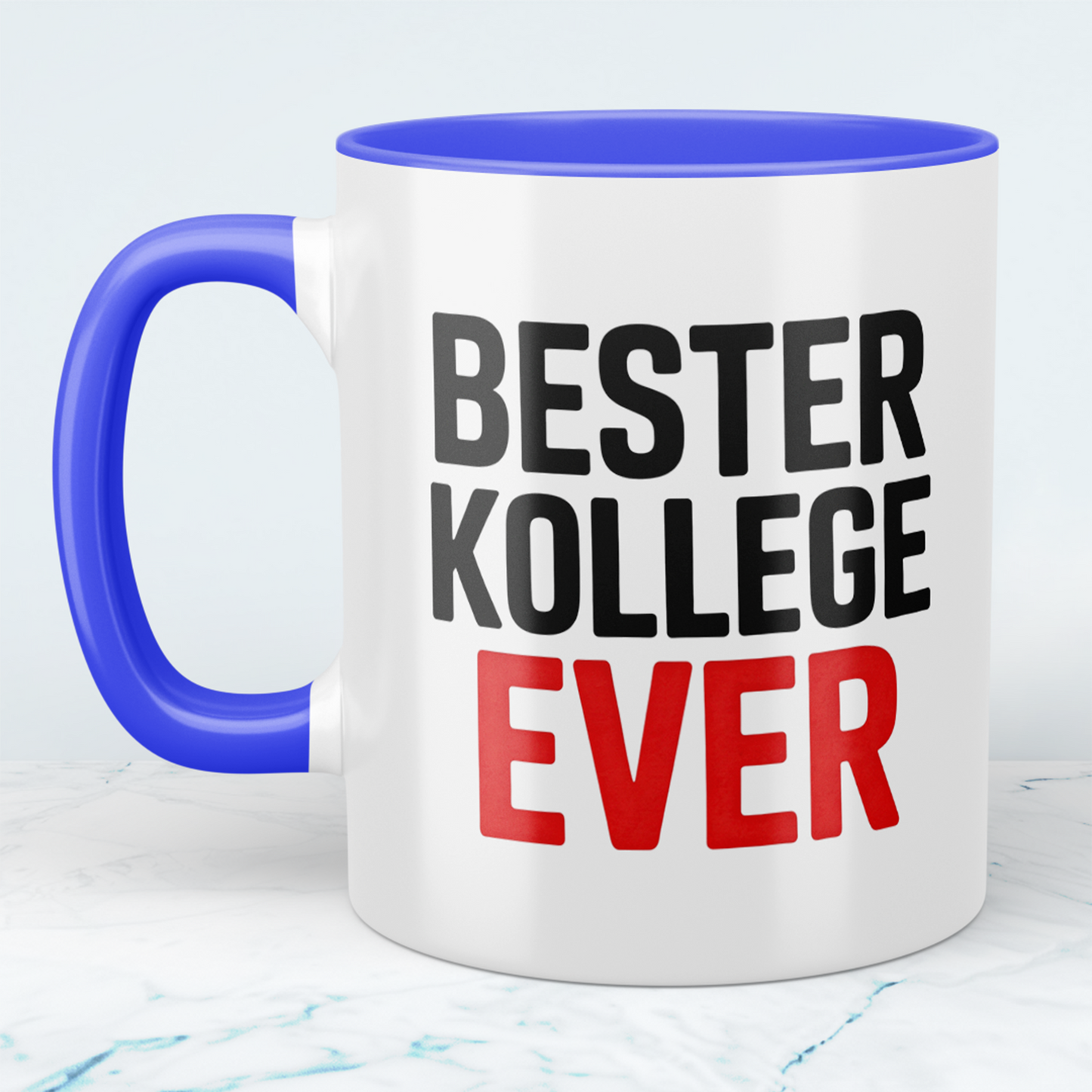 Kaffeetasse „Bester Kollege ever“ – Geschenkidee für Kollegen Büro & Arbeit