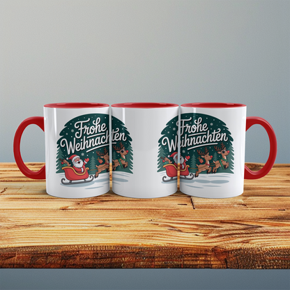 Frohe Weihnachten! Charmante Weihnachtstasse mit festlichem Spruch – das perfekte Geschenk für Groß und Klein!