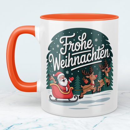 Frohe Weihnachten! Charmante Weihnachtstasse mit festlichem Spruch – das perfekte Geschenk für Groß und Klein!