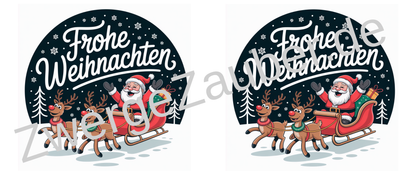 Wunderschöne Weihnachtstasse mit dem Spruch „Frohe Weihnachten“ – ein ideales Geschenk für die Feiertage!