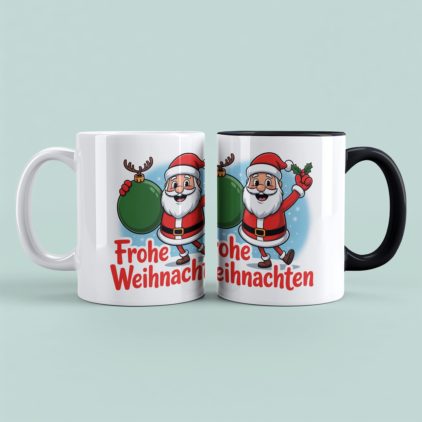 Weihnachtstasse mit Spruch „Frohe Weihnachten“ – Liebevolle Geschenkidee für Freunde und Familie