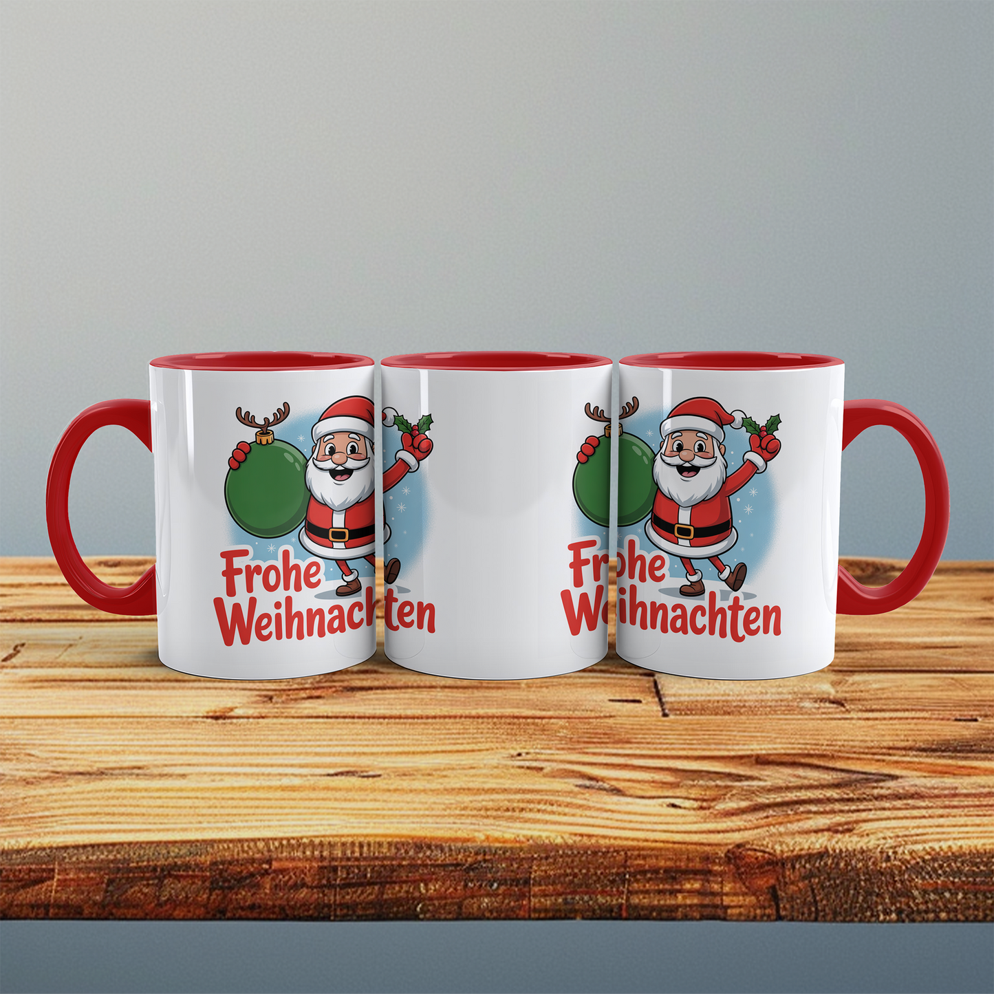 Weihnachtstasse mit Spruch „Frohe Weihnachten“ – Liebevolle Geschenkidee für Freunde und Familie