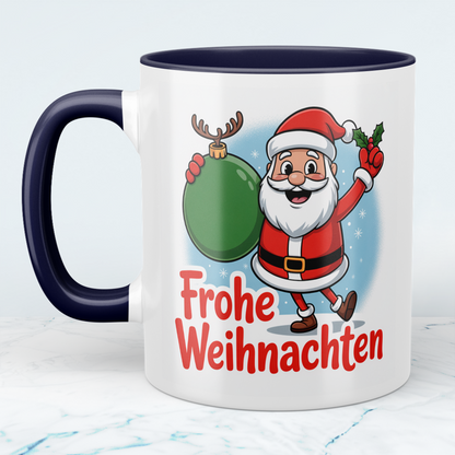 Weihnachtstasse mit Spruch „Frohe Weihnachten“ – Liebevolle Geschenkidee für Freunde und Familie