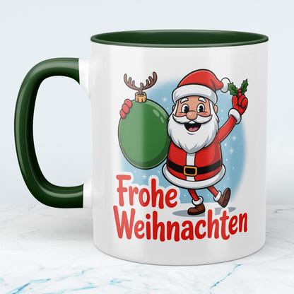 Weihnachtstasse mit Spruch „Frohe Weihnachten“ – Liebevolle Geschenkidee für Freunde und Familie
