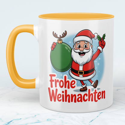 Weihnachtstasse mit Spruch „Frohe Weihnachten“ – Liebevolle Geschenkidee für Freunde und Familie