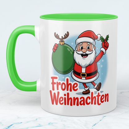 Weihnachtstasse mit Spruch „Frohe Weihnachten“ – Liebevolle Geschenkidee für Freunde und Familie