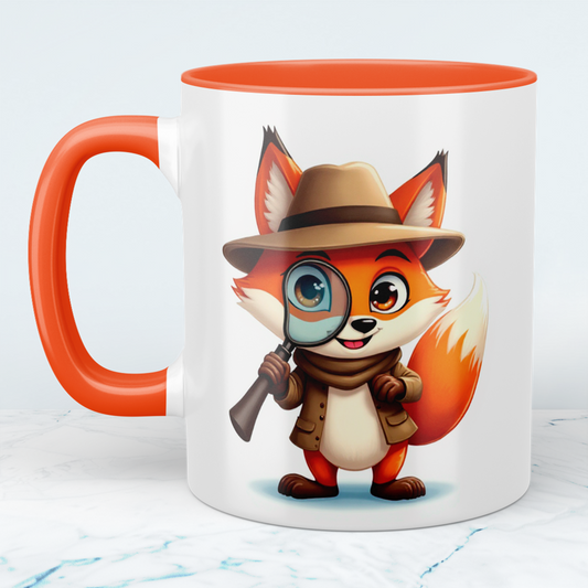 Niedliche Fuchs-Kindertasse – Lustiger Druck für kleine Abenteuerlustige