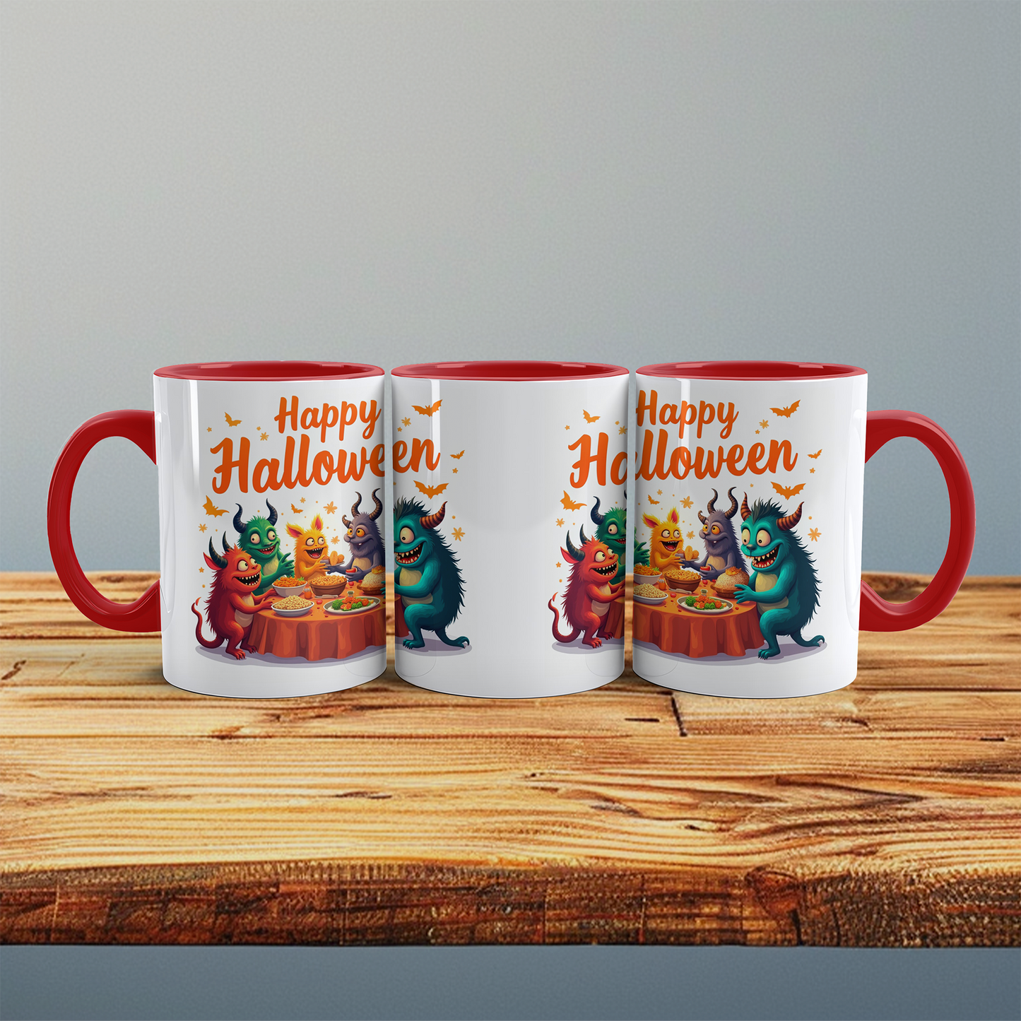 Lustige, bedruckte Happy Halloween Tasse – Perfektes Geschenk für die gruselige Henkersmahlzeit!