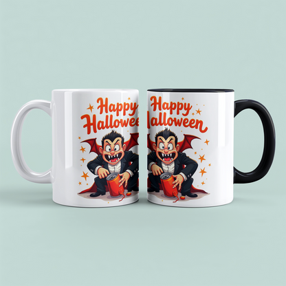 Fantasievolle Happy Halloween Tasse mit lustiger Drachenfigur – Das perfekte Geschenk für Halloween-Fans!