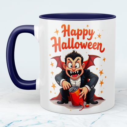 Fantasievolle Happy Halloween Tasse mit lustiger Drachenfigur – Das perfekte Geschenk für Halloween-Fans!