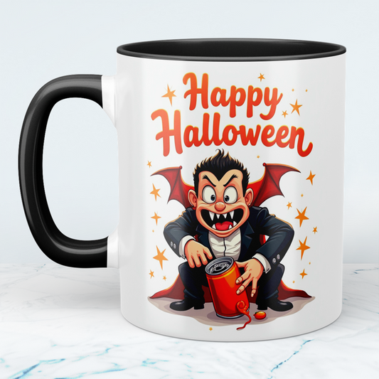 Fantasievolle Happy Halloween Tasse mit lustiger Drachenfigur – Das perfekte Geschenk für Halloween-Fans!