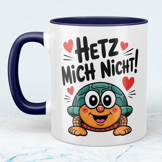B-Ware: Kaffeebecher „Hetz mich nicht!“ – Humorvolles Geschenk für Kollegen & Arbeitsfreunde