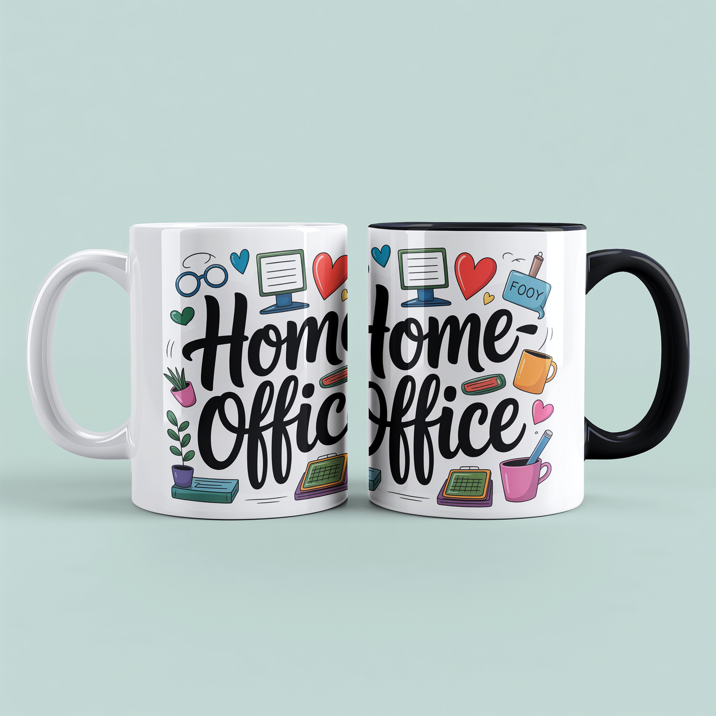Spritzige Homeoffice-Tasse – Lustiger Begleiter für Kollegen