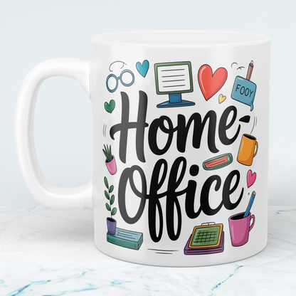 Spritzige Homeoffice-Tasse – Lustiger Begleiter für Kollegen