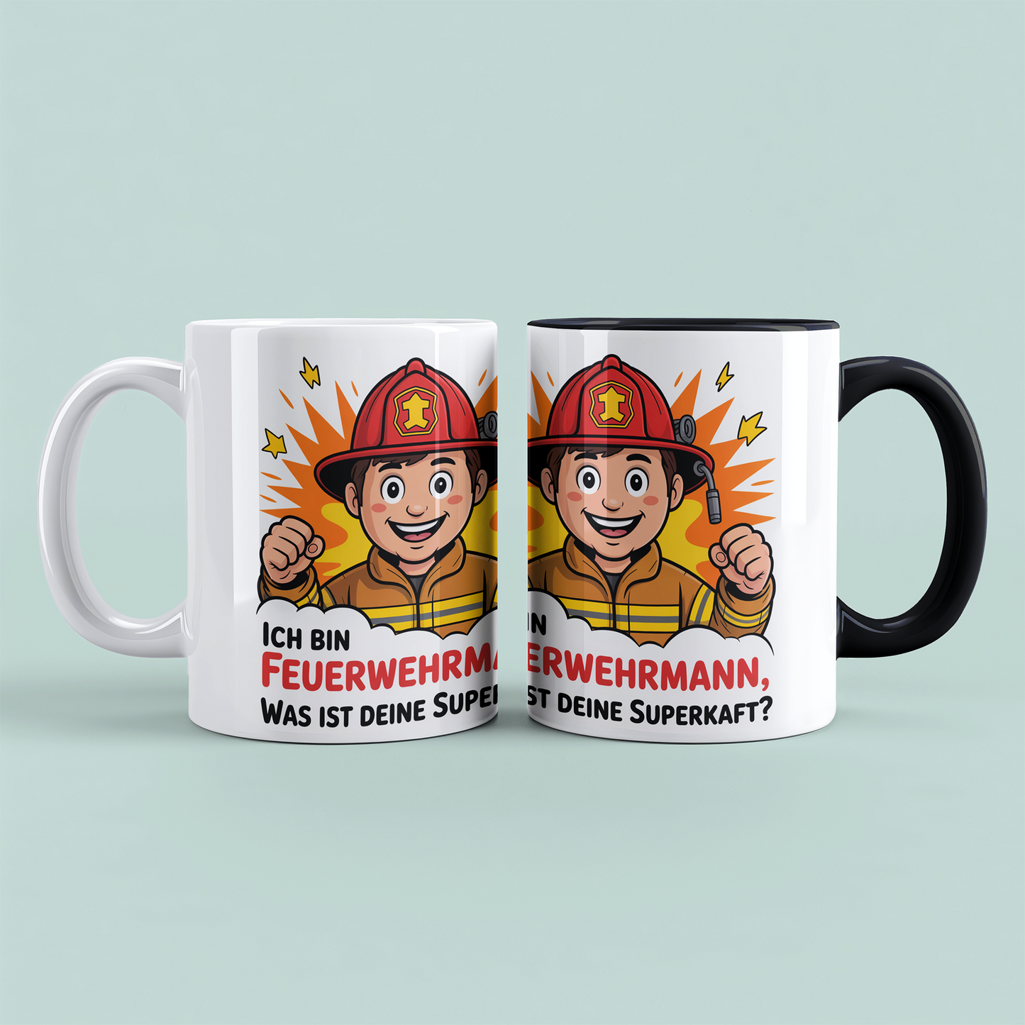 3D mug sloth - good morning coffee, sublimation print, mug size 11oz (330 ml), beautiful motif, various colors available