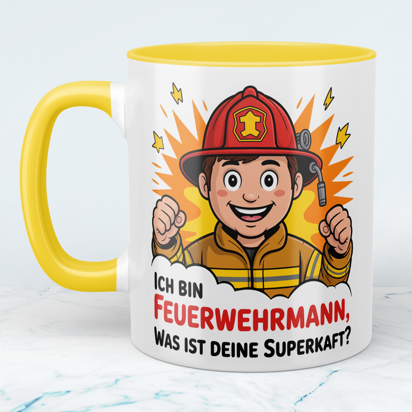 3D mug sloth - good morning coffee, sublimation print, mug size 11oz (330 ml), beautiful motif, various colors available