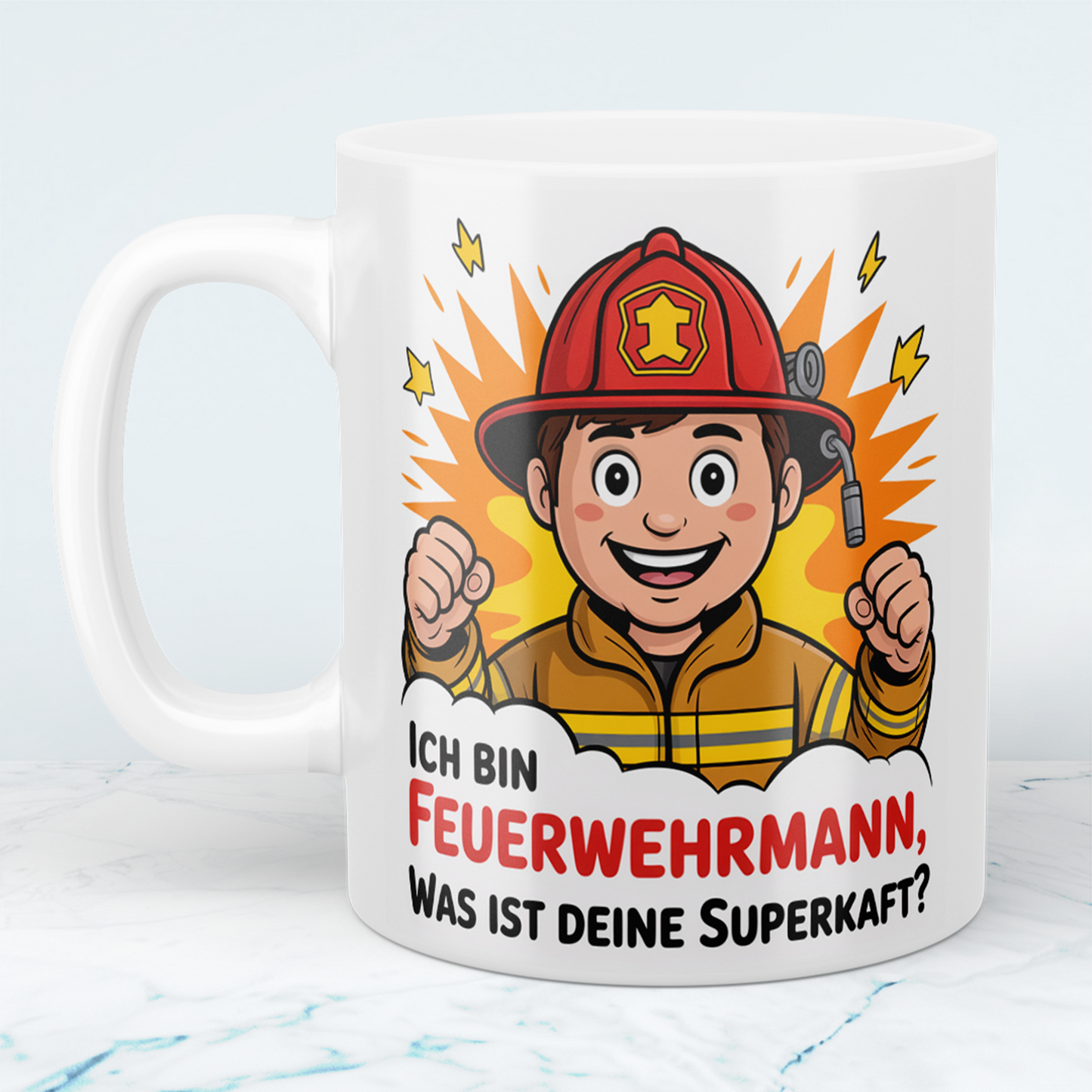 3D mug sloth - good morning coffee, sublimation print, mug size 11oz (330 ml), beautiful motif, various colors available